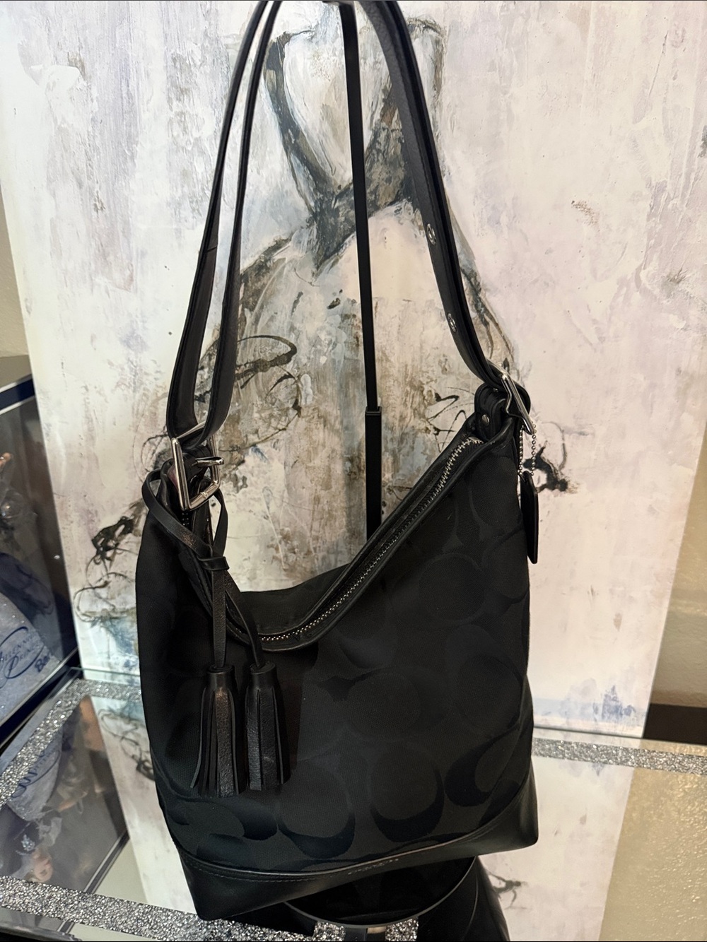 Coach Shoulder Bag Legacy Signature Duffle 21149